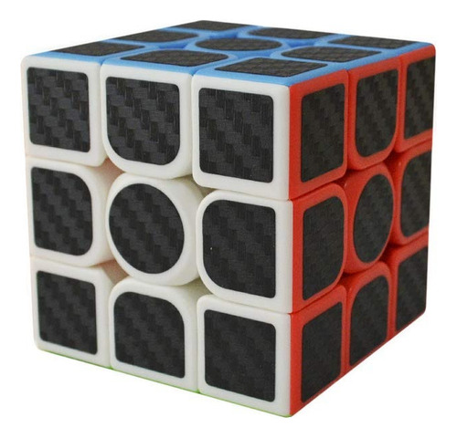 Cubo Rubik 3x3x3 Qy Speed Cube De Velocidad Fibra De Carbono Estructura