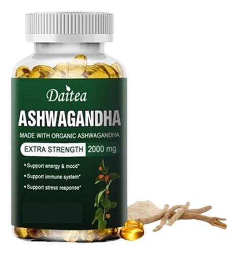 Ashwagandha De Extracto Orgánico , Fuerza Extra 2000mg