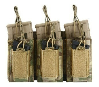 Pouch Triple Arma Corta Y Arma Larga