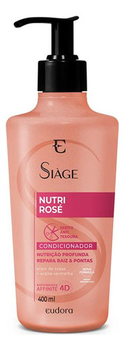   Combo Siàge Nutri Rose Shampoo 400ml + Condicionador 400ml