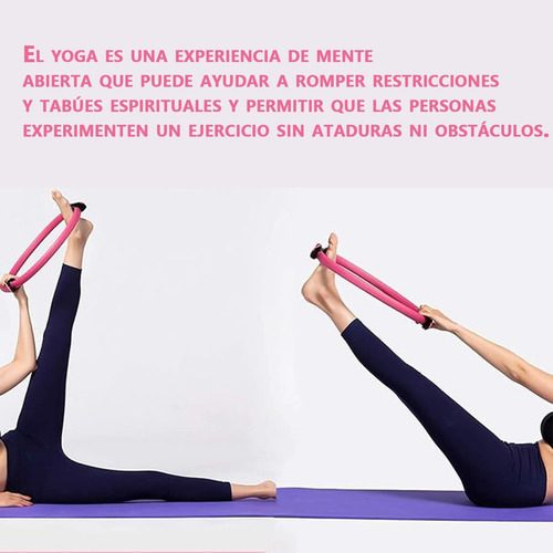 Pilates Kit 5 En 1, Kit Pilates Casa, Con Aro De Pilates,