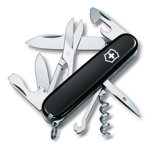 Navaja Victorinox Climber Herramienta Montaña 14 Funciones Color Negro