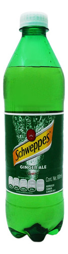 10 Pack Refresco Ginger Ale Schweppes 600 Ml