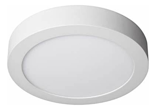 Spot Panel Led Aplicar Techo 24w Circular Luz Fria