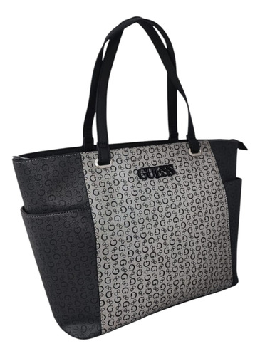 Bolsa Tote Guess Tote Color Gris Oscuro