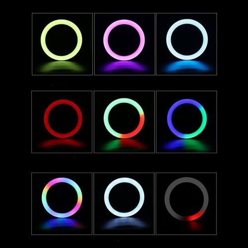 Ring Light Anel Led Luz Iluminador Rgb Colorido Hing Light