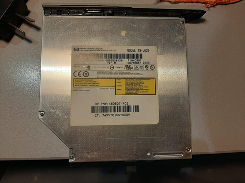 Grabadora Dvd Modelo Ts-l633 P/notebook Hp/dell (Usado)