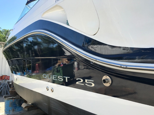 Crucero Quest 25 Con Volvo 270 Hp Dp Año 2011 Azul