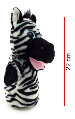 Imagen 4 de 6 de Títere De Mano Animales Varios 22 Cm Phi Phi Toys