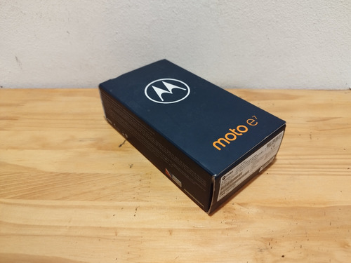 Caja Vacia Celular Motorola Moto E7 - Xt2095-1 - Azul Aqua