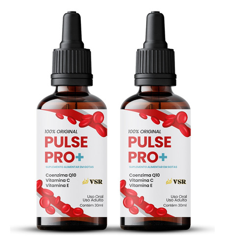 Kit 03 Pulse Pro 30ml Suplemento Alimentar Natural Pulsepro