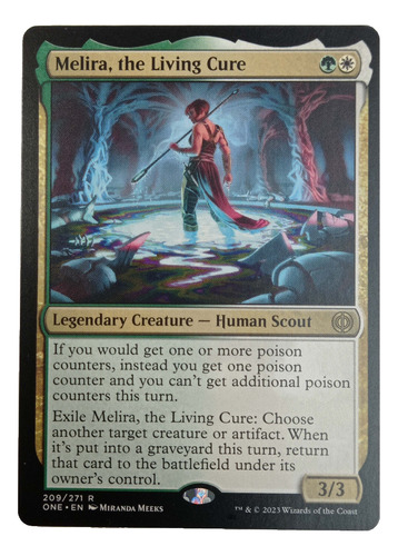 Carta Melira The Living Cure [phyrexia] Mtg Scout