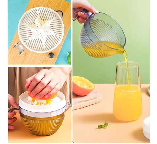 Exprimidor Manual De Plástico De Naranjas, Pomelos Y Limones