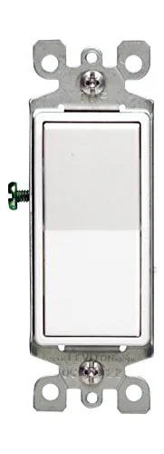 comprar Leviton 5603-2wm Decora Rocker, 15 Amperios, 120\u002F277 V, 3 Ví
