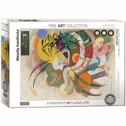 Puzzle De 1000 Piezas De Curva Dominante Wassily Kandinsky