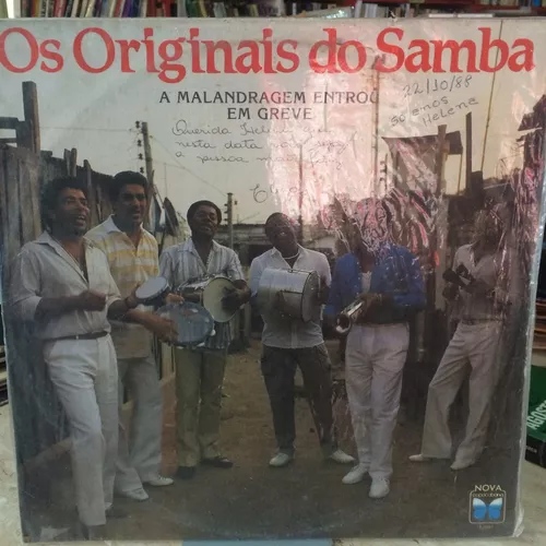 Os originais do samba - A malandragem entrou em greve º - Vinil