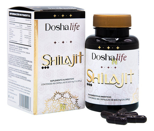 Shilajit (60 Caps) Doshalife Anahuac Sabor Sin Sabor