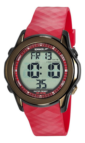 Relógio Speedo Masculino Digital Vermelho 80648g0evnp2