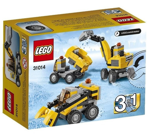 Imagen 2 de 2 de 31014 Lego Creator Escavadora 3 En 1 Power Digger