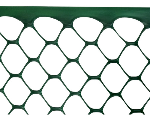 Polyhardware Malla Hexagonal Plástico Rollo 0.80x50m Verde