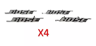 Emblema Bose Kit X4 Unidades Bocina Logo Pines Cadillac Bmw