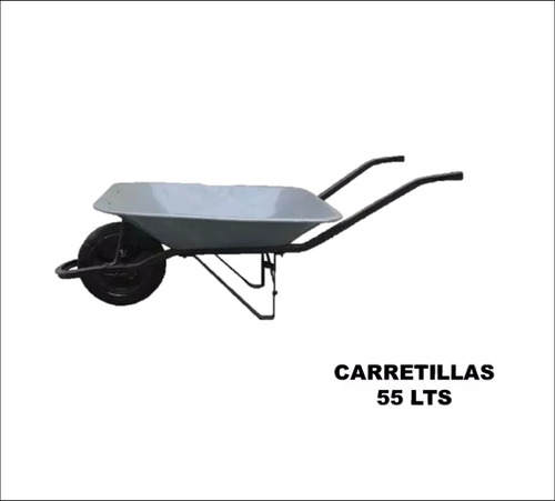 Carretilla Metalago 55 Lts Caucho Maciso