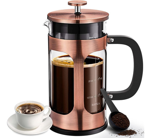 Bayka Cafetera De Prensa Francesa, Prensa De Café De Acero I
