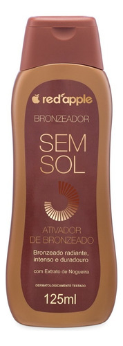 Auto Bronzeador Red Apple 125ml Sem Sol