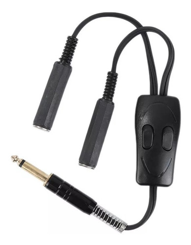 Imagen 7 de 7 de Adaptador Plug Doble Cable Flexible Máquina Tatuaje