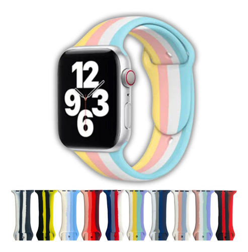 Correas Para Apple Watch Multicolor Variedad De Colores