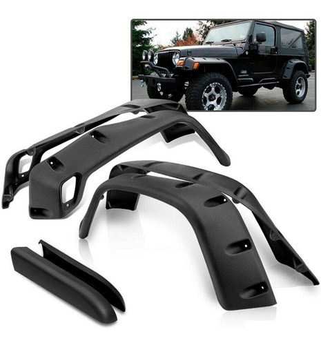 Cantoneras Fender Jeep Wrangler Tj 1998-2006 Plástico 