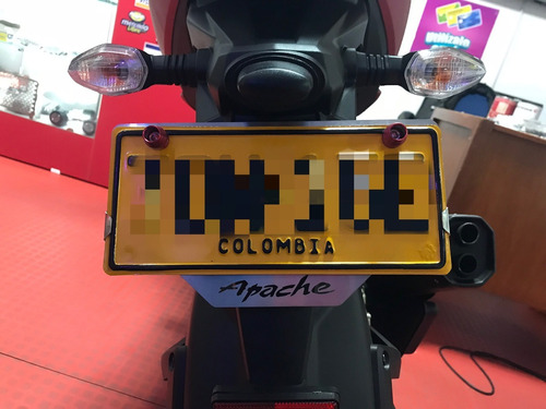 Protector De Placa En Acero Inoxidable Para Tvs Apache