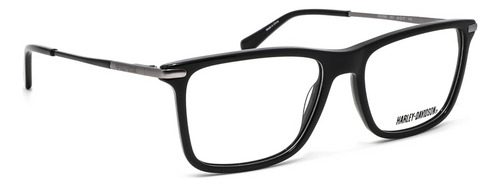 Lentes De Vista Transparente Harley Davidson Hd0985001 Color Negro Talla M