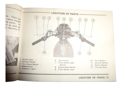 Kawasaki Kz 440 1980 Libro Manual Original (Usado)