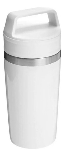 Vaso Térmico Stanley Café To-go Travel Mug 354 Ml. Blanco Lisa