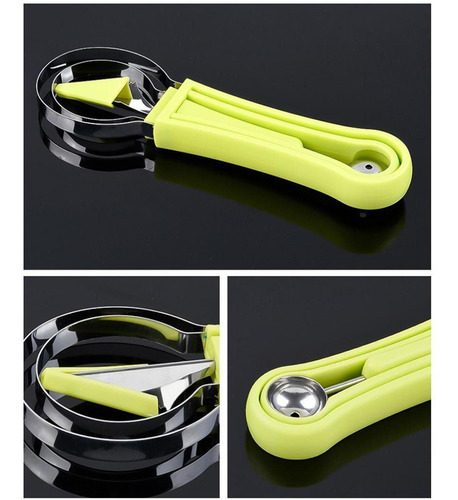 Fatiador De Frutas 4 Em 1 Cortador Melância Melão Aço Inox