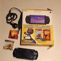 Comprar Psp Consola Sony Psp Con Caja Y Jueg Sony Playstation Portat Negro