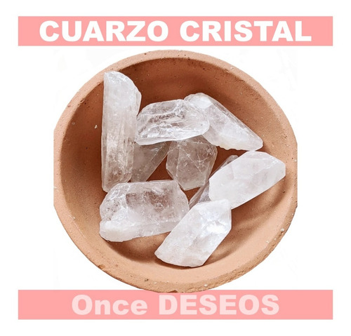 Cuarzo Cristal Punta Pirete Limpieza Energética Hogar 500 Gr