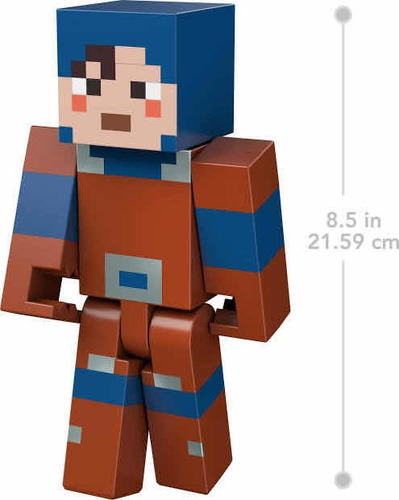 Hex Fusion Figures Minecraft Mattel Nuevas Steve Armables