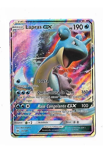 Carta Pokémon Lapras Vmax Espada E Escudo