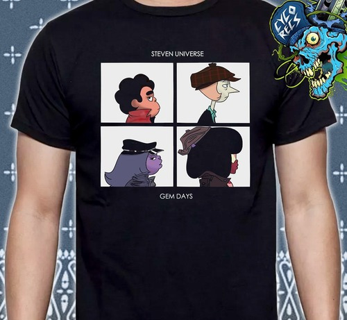 Steven Universe - Gem Days - Gorillaz - Polera- Cyco Records