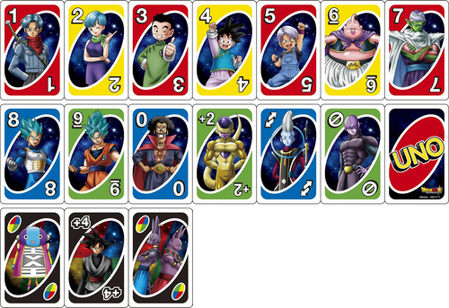 Juego De Cartas Uno Dragon Ball Z