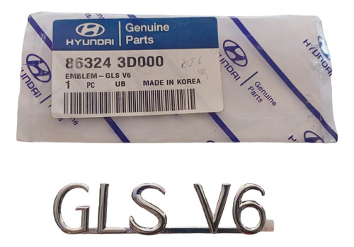 Emblema Gls V6 Hyundai Sonata 2001-2005