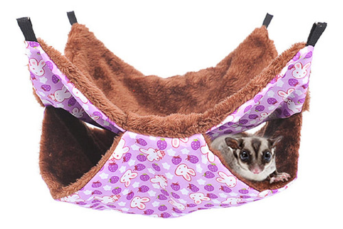 Hamaca De 2 Niveles Para Litera Sugar Glider, Conejo Morado