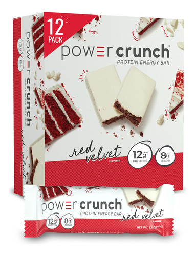 Power Crunch - Barra Energtica De Protenas, Sabor Red Velvet