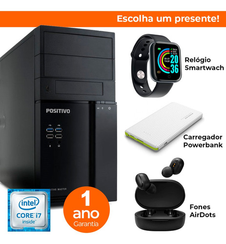 Computador Usado Positivo Master Core I7 3g 8gb 500gb