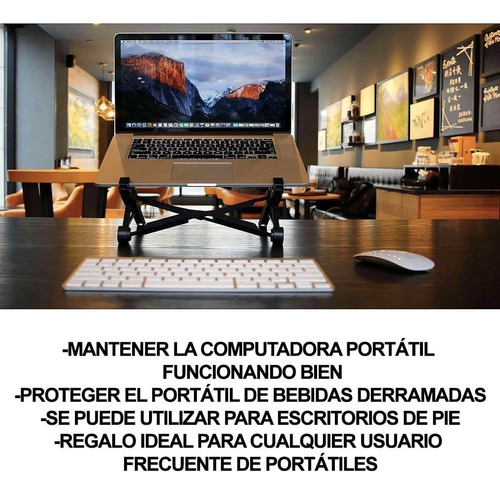 Base Suporte Notebook Laptop Pc Vertical Ajustavel Mesa Cama