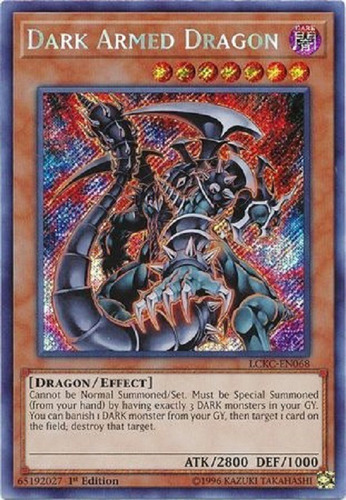 Dragón Armado Oscuro Secret Raro Yugioh