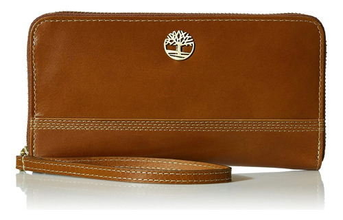 Timberland Cartera De Piel Rfid Con Cierre Y Correa Para M