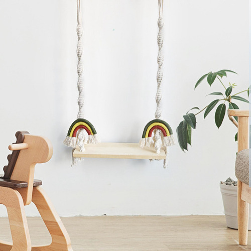 Photo Theme Props Accesorios Sillas De Columpio De Madera